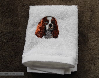 Embroidered hand and bath towels