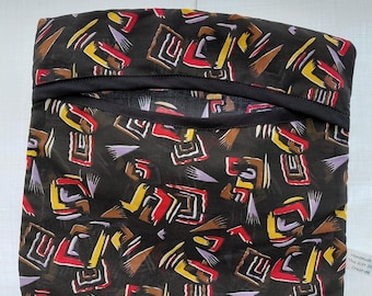 Handmade fabric clothes peg bag