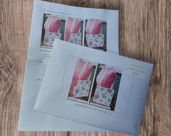 Pattern for a peg bag,  physical pattern