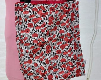 Handmade fabric tote bag