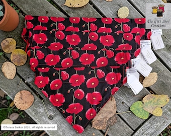 Dog bandana fits over the collar and can be personalised