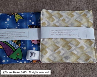 Bottle, Jar or container grippers.  Fabric opener, ideal for those with hand strength problems.