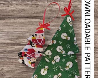 Christmas Tree Decoration Pattern, Easy Picture and Word Instructions (Digital Download)
