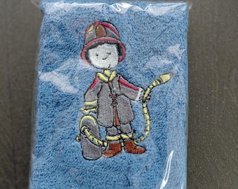 Embroidered face flannel