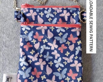 Downloadable Pattern for a small over the shoulder bag