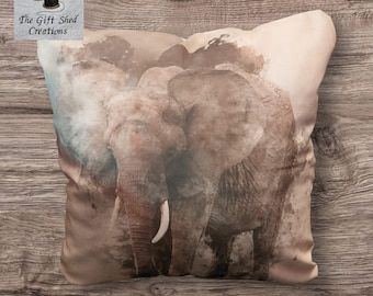 Handmade cushion cover with zip closure