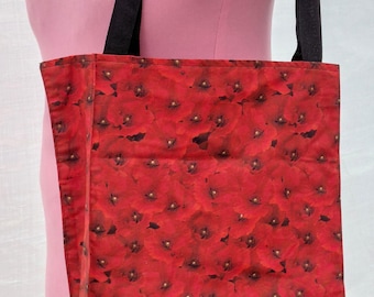 Handmade fabric tote bag