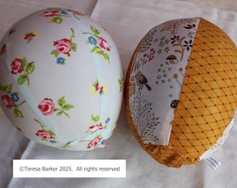 Balloon covers, made from beautiful cotton fabric, balloon blown up inside, reuse your balloons, can be used indoors or outdoors or in water