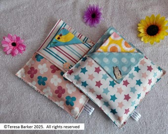 Fabric Napkin holder for paper napkins.