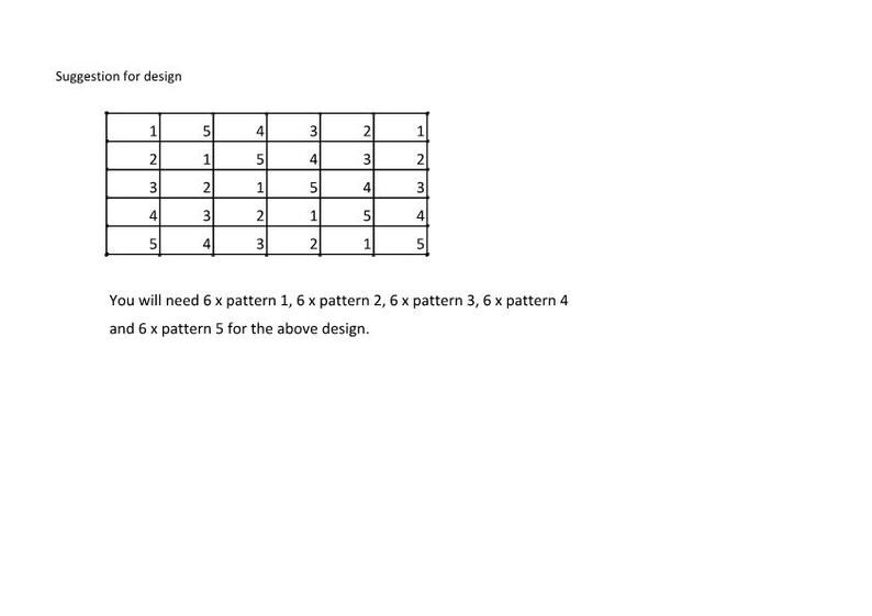 Pattern to Make Your Own Patchwork Placemats, Downloadable Pattern