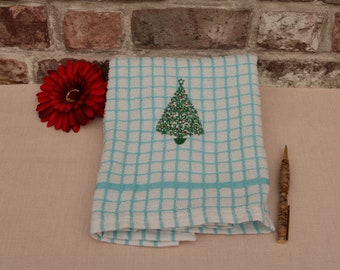 Embroidered tea towels