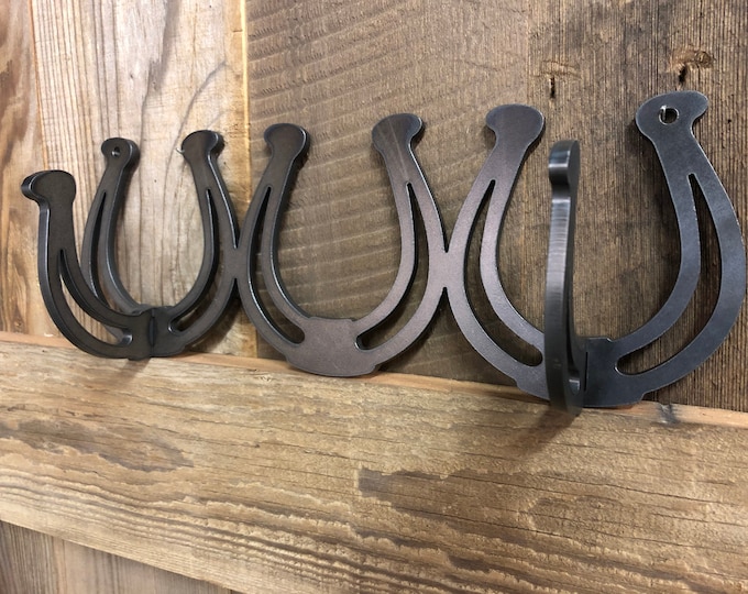 Tack Hook, Rope Hook, Barn Hook, Halter Hook, Horse Stall Hook, Metal Art, Metal Hook, Metal Sign, Ranch Sign, Horseshoe Hook, Barrel Racer,