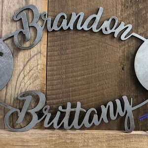 above bed decor, 3D metal Aniversary, Couple, or Wedding  Gift 1/4&quot; thick, show cattle, cnc furniture, coat rack, metal art