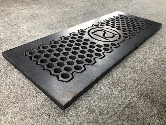 Home Decor 3 8 Thick Steel Custom Flush Mount Floor Etsy