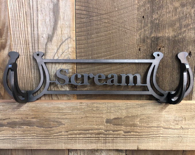 Metal hook, Horse Stall Name Plate, Wall Decor, Ranch Sign, Ranch Decor, Horse Art, Horse Decor, Metal Sign, Stall Name Plate