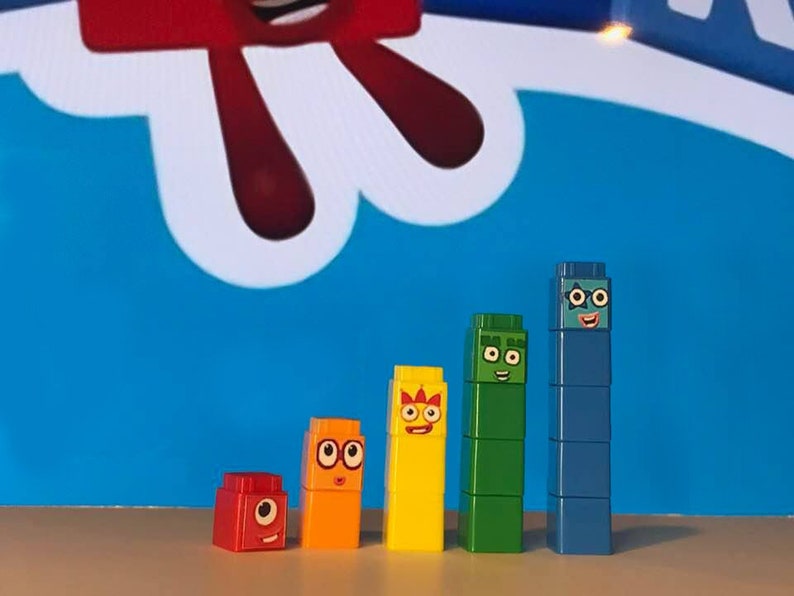Numberblocks cbeebies number blocks 1 5 without magazine or etsy