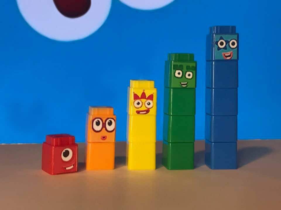 Mathematics numberblocks cbeebies number blocks 1 5 magazine with images