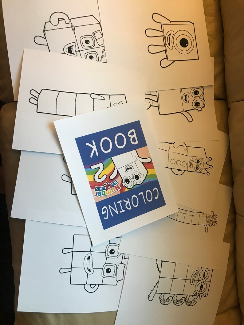 PDF download NUMBERBLOCKS 1-10 COLORING book copy not ...