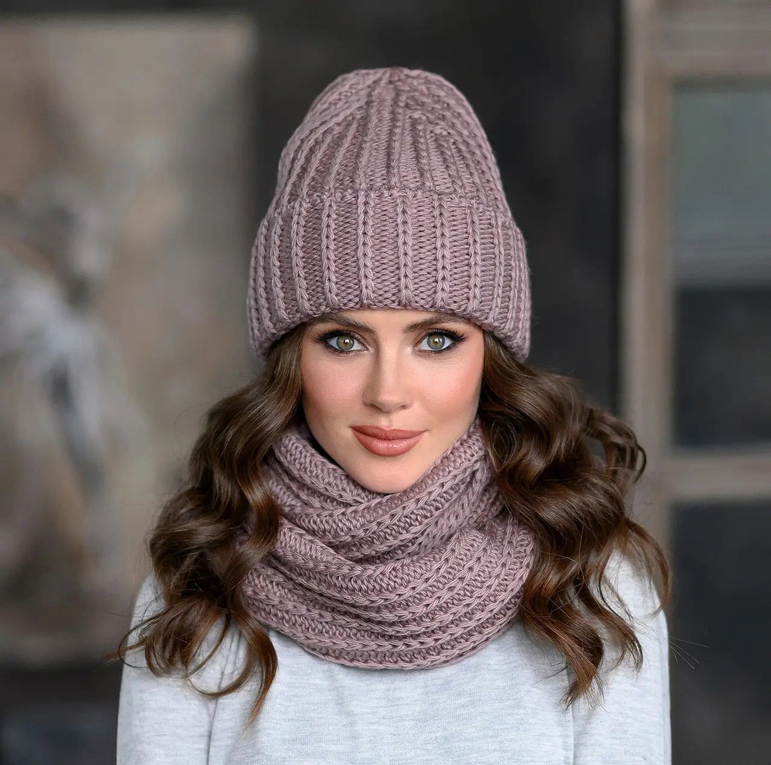 Dusty Rose Folded Sleeve Knit Top
