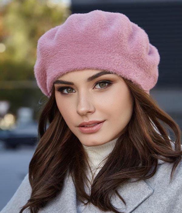 Dusty Rose Beret - Etsy display picture 2