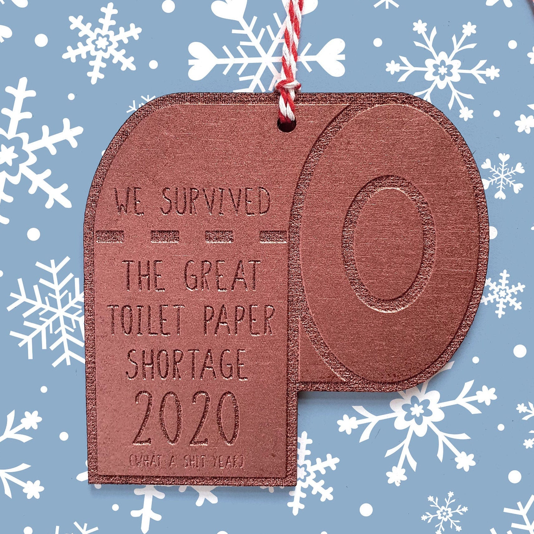 Funny Toilet Paper Shortage Laser Cut Ornament Wooden Etsy UK