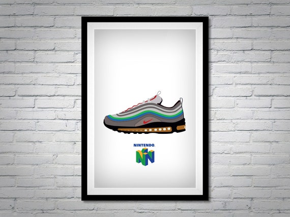 desnudo pedir disculpas terrorista Nike Air Max 97 Nintendo 64 Edición Limitada Zapatillas - Etsy España