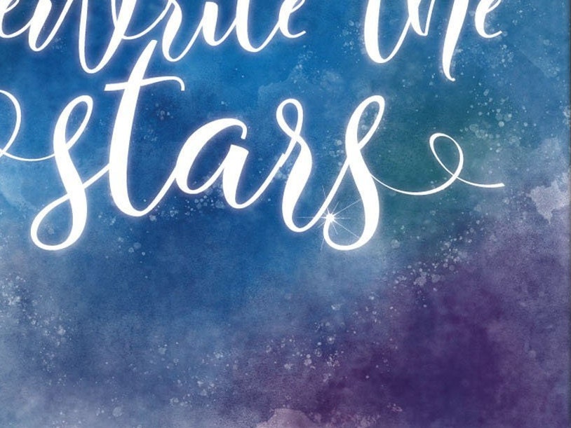 The Greatest Showman Lyrics Rewrite the Stars Quote Print | Etsy