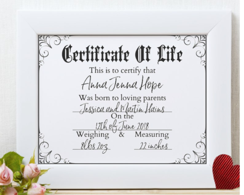Printable Miscarriage Certificate Printable Miscarriage Certificate