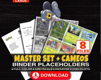 Nymble Pokemon Master Set Binder Checklist | Every English Nymble Card Ever Made | Printable Placeholder Sheets | Pokemon Proxy
