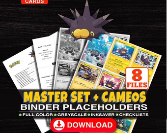 Pincurchin Pokemon Master Set Binder Checklist | Every English Pincurchin Card Ever Made | Printable Placeholder Sheets | Pokemon Proxy