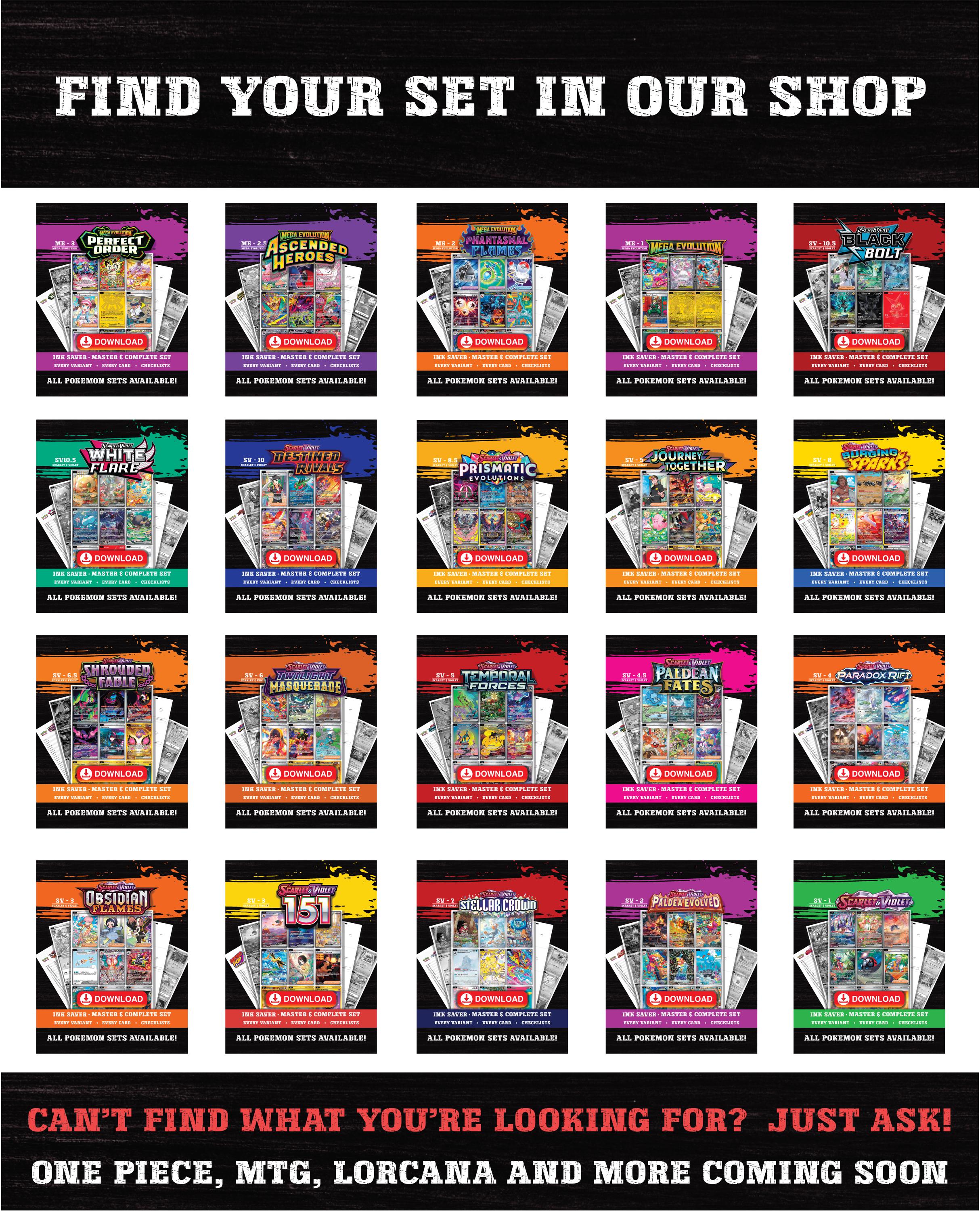 Pillars of Strength One Piece Binder Placeholder TCG Set Checklist