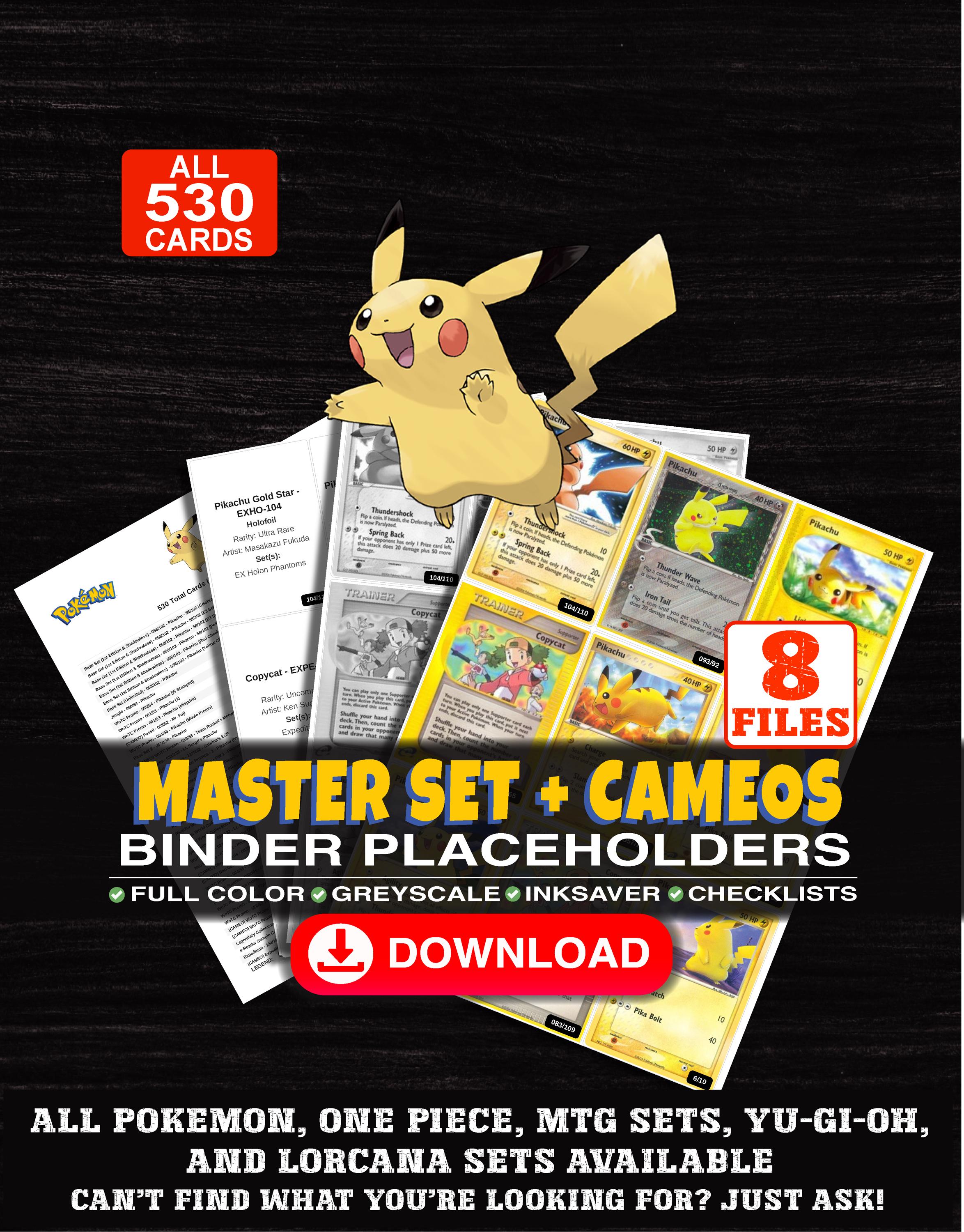 Rare Pikachu Cards - Etsy - Page 3