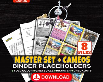 Klefki Pokemon Master Set Binder Checklist | Every English Klefki Card Ever Made | Printable Placeholder Sheets | Pokemon Proxy