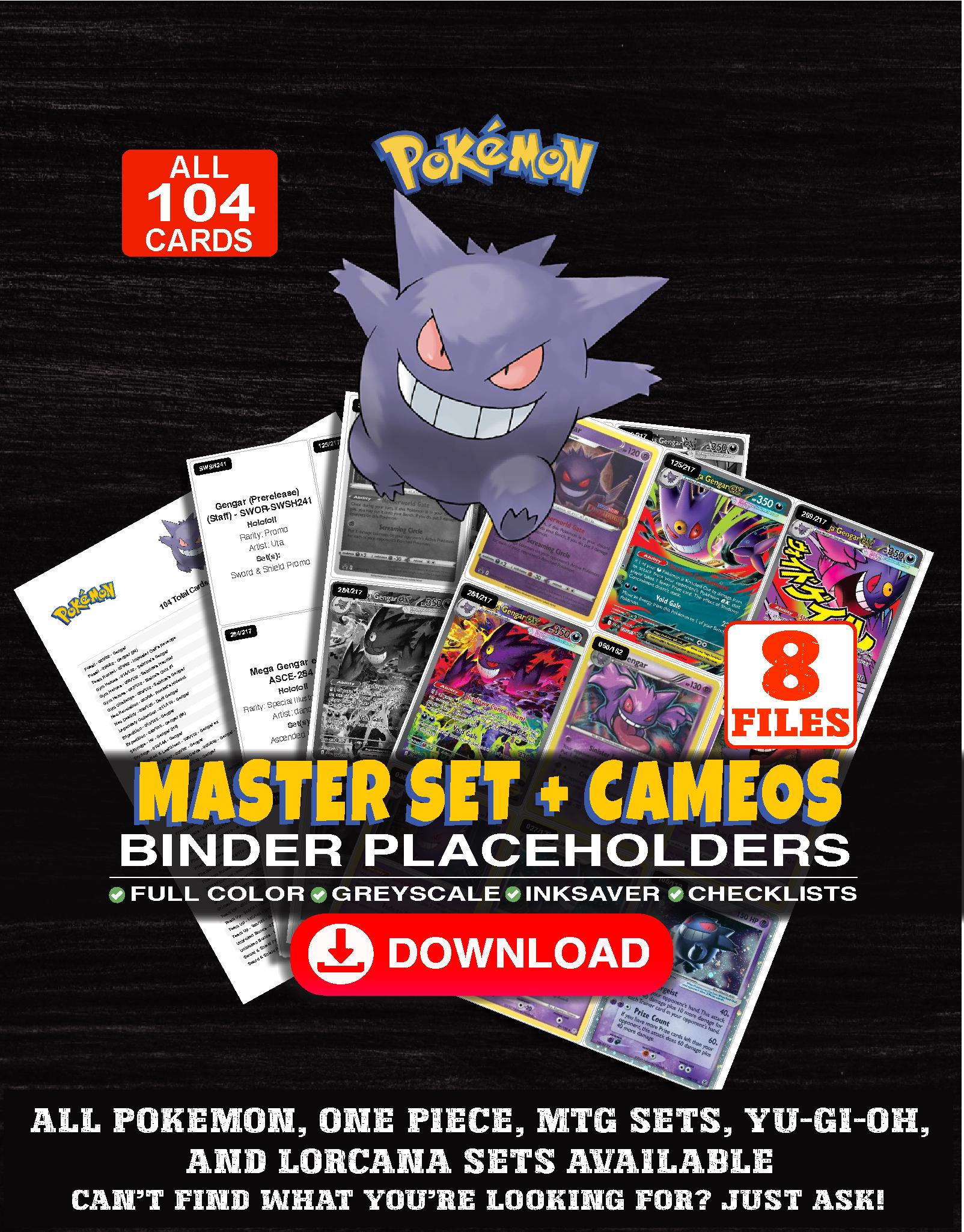 Gengar Binders - Etsy