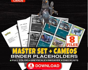 Lokix Pokemon Master Set Binder Checklist | Every English Lokix Card Ever Made | Printable Placeholder Sheets | Pokemon Proxy