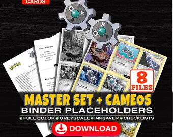 Klink Pokemon Master Set Binder Checklist | Every English Klink Card Ever Made | Printable Placeholder Sheets | Pokemon Proxy