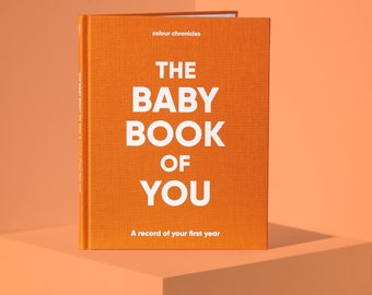 Livre de souvenirs de bébé, journal de souvenirs de bébé, journal de souvenirs de première année, livre de bébé, journal de bébé, cadeaux de baby shower, livre d'étapes pour bébé, inclus