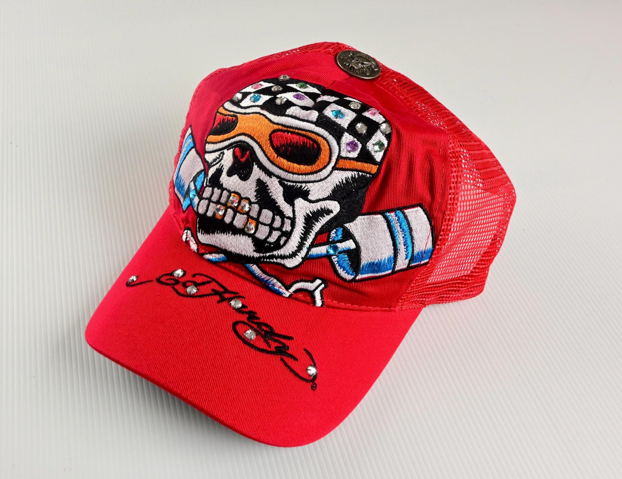 Y2k Ed Hardy Cap - Etsy