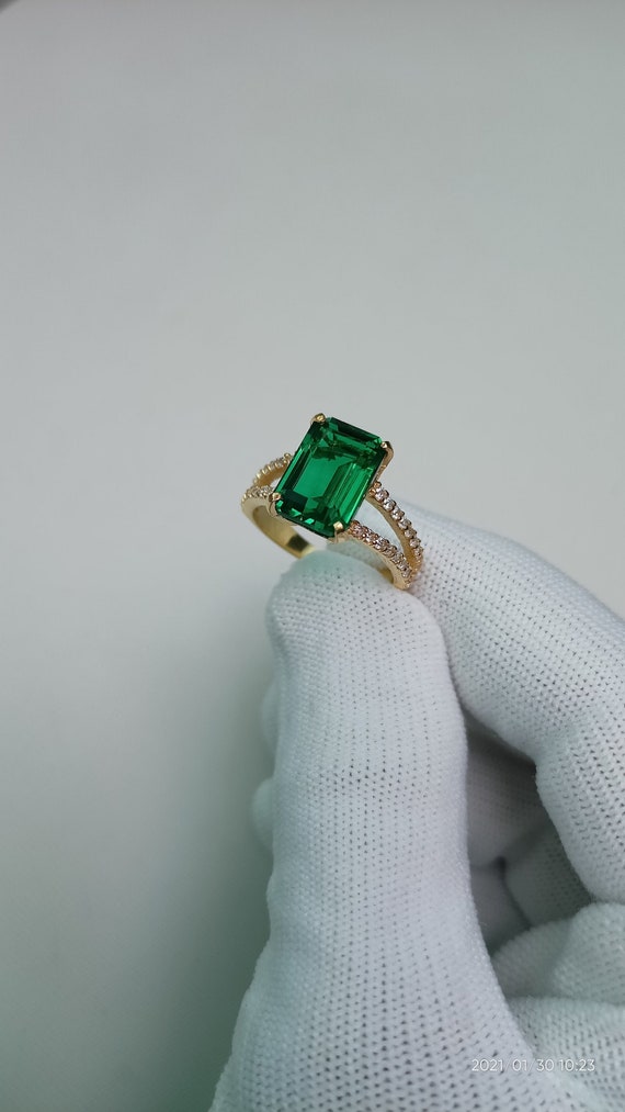 Green 2024 gemstone ring