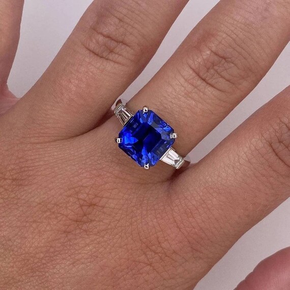 Asscher sale cut tanzanite
