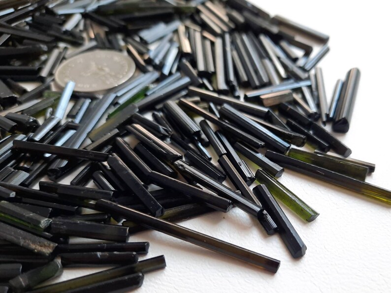 4228 Carats Green Tourmaline Pencil Rough Cut Quality Rough Good Quality Raw Rough Tourmaline Gemstone Natural Tourmaline Green Rough
