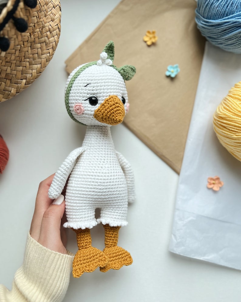 PDF Bella The Goose/Crochet Pattern In English/PRODUKT CYFROWY 画像 5