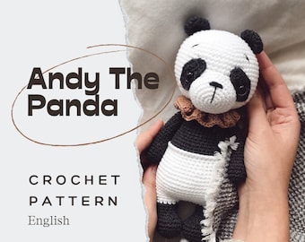 Andy The Panda/ Crochet Pattern *in english only/ DIGITAL PRODUCT