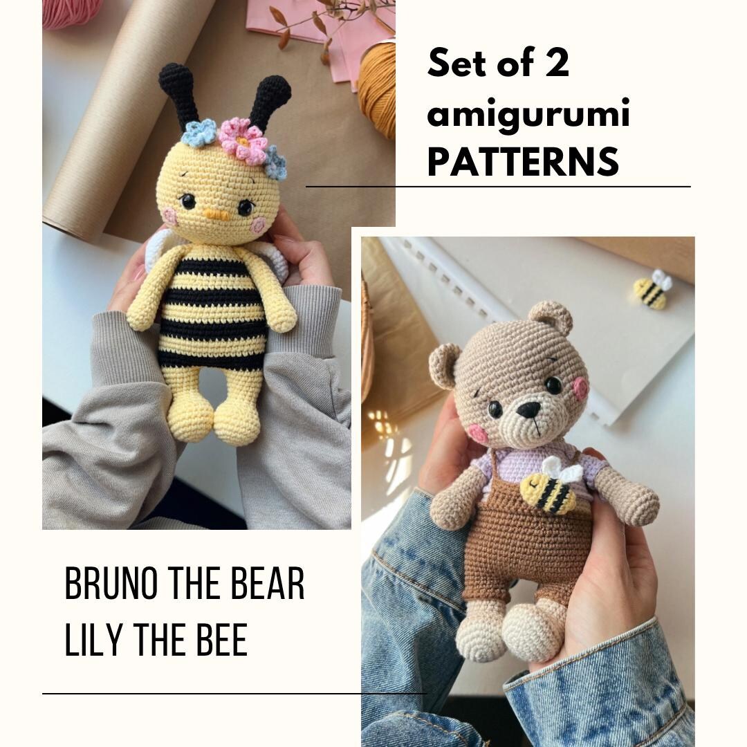 Amigurumi Crochet Pattern Bundle 2 - PDF | Crochet Pattern Bundle - Etsy