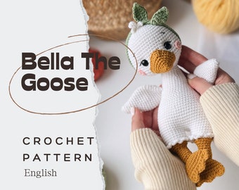 PDF Bella The Goose/Crochet Pattern In English/DIGITAL PRODUCT