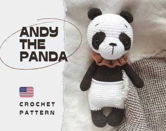 Andy The Panda/ Crochet Pattern *in english only/ PRODUKT CYFROWY