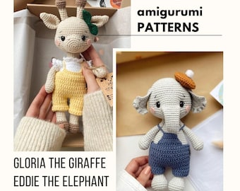 Pakiet 2 Szydełkowych Wzorów Amigurumi – PDF | Crochet Pattern Bundle