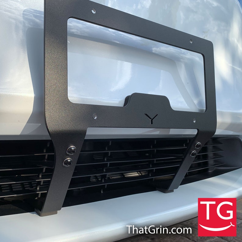 NEW Tesla Model Y Protected Front License Plate Frame Etsy