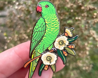 Scaly-breasted Lorikeet Enamel Pin | Lapel Pin | Bird Pin | Lorikeet Pin | Parrot Pin | Australian wild birds