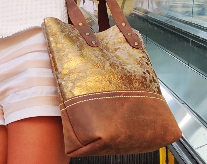 Hair on Hide Tote Bag